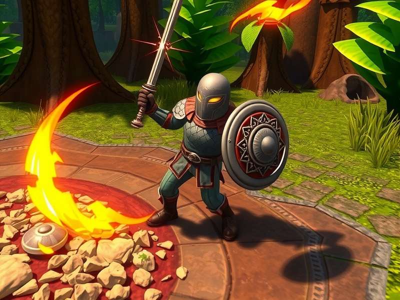 Mustard Marauders Warrior gameplay screenshot showing warrior in combat